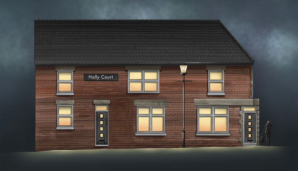 External plans for Holly Court - luxury apartments developed by OEH Group